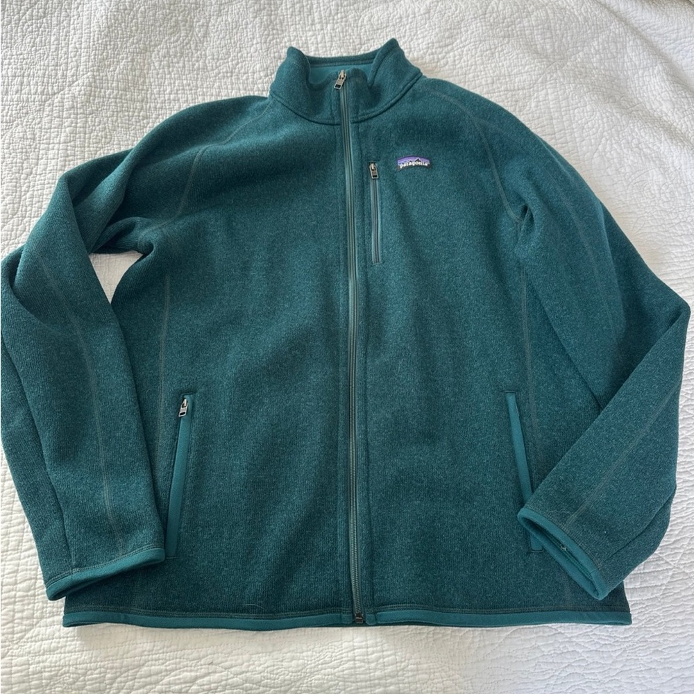 Patagonia Deep Green Full-Zip Fleece Jacket